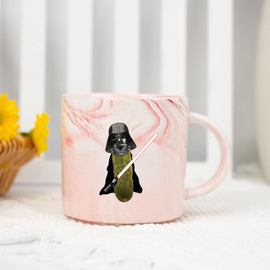Darth Pickle Marble Mugs