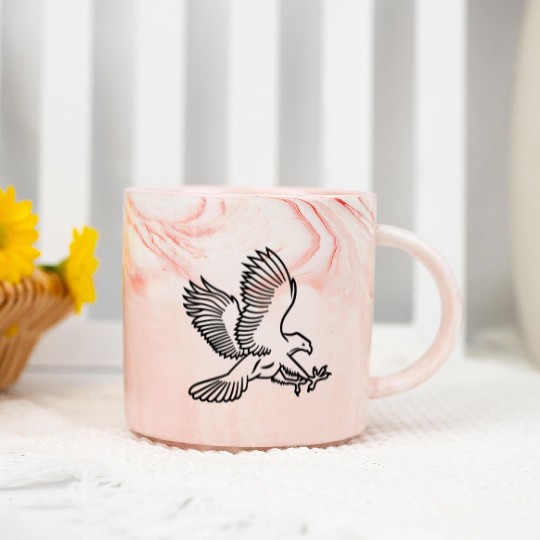 hawk Marble Mugs