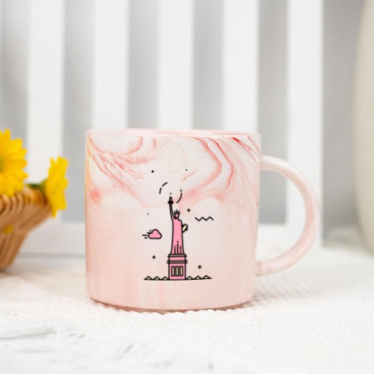 Statue of liberty Marble Mugs