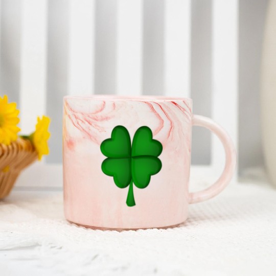 Ireland Shamrock Marble Mugs
