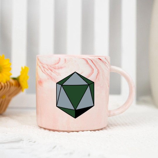 platonic solid Marble Mugs