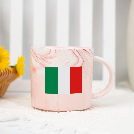 National Flag Of Italy Marble Mugs