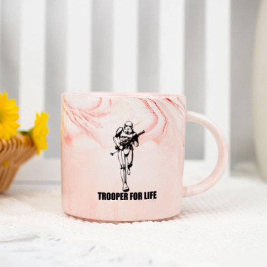 Star Wars Storm Trooper for life Marble Mugs
