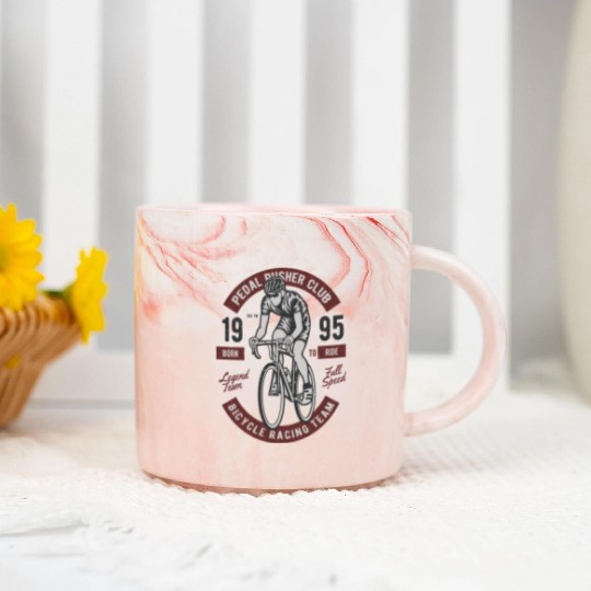 Bicycle Racing Team Marble Mugs