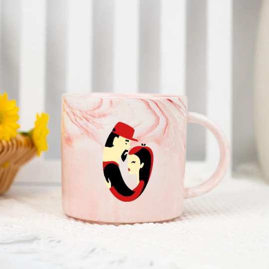 Couple Marble Mugs