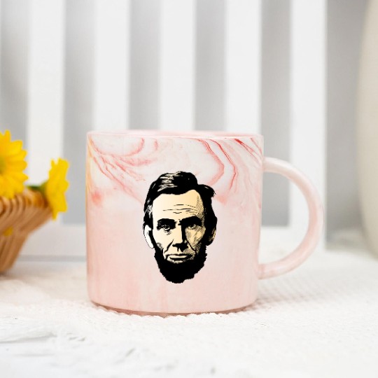 Abraham lincoln Marble Mugs