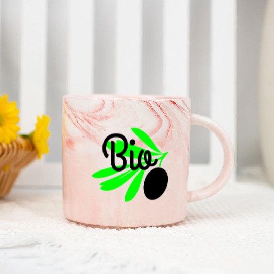 Bio olive branch Marble Mugs