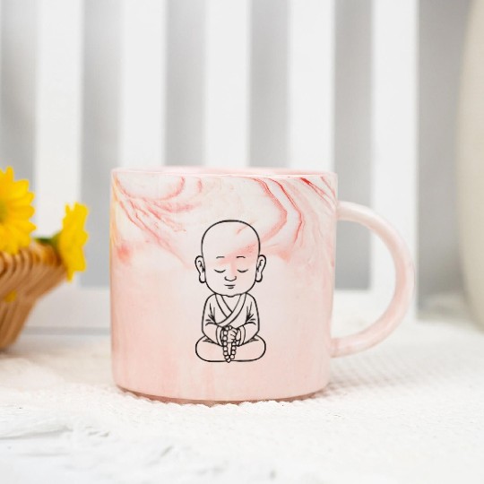 Baby Buddha Marble Mugs