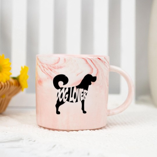 Dog Lover | Gift for Dog Lovers and Owners Marble Mugs