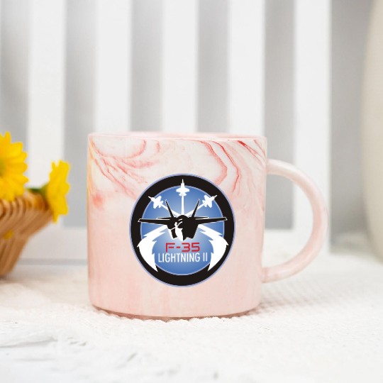 F-35 Lightning II Marble Mugs