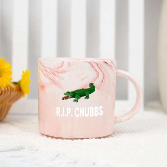 R.I.P. Chubbs - Happy Gilmore Marble Mugs