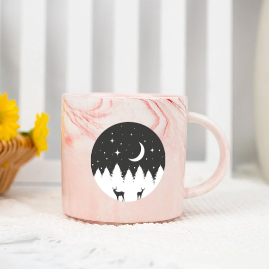 Starry night Marble Mugs