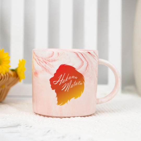 Hakuna Matata Marble Mugs