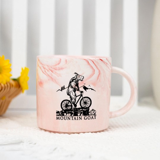 Mountain Bike Marble Mugs Mountain Goat Marble Mugs Cool