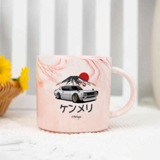 JDM Car Marble Mugs