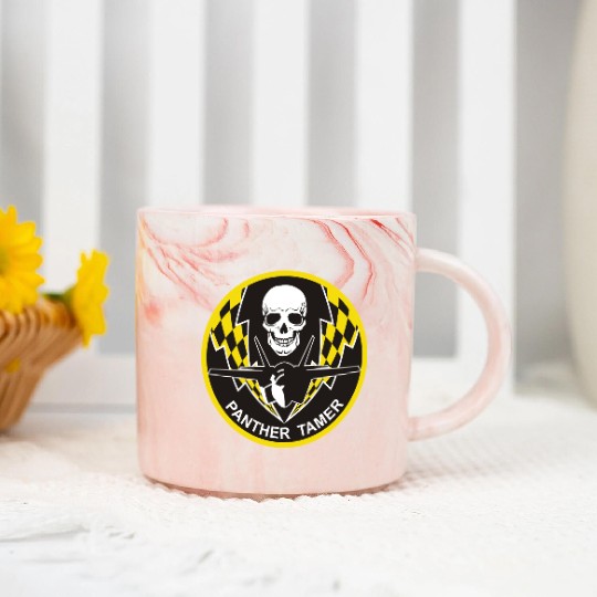F-35 Panther Tamer Marble Mugs