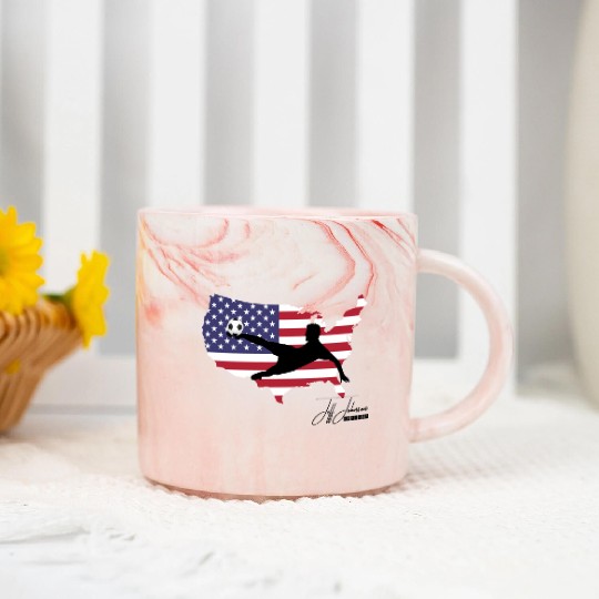 American Football Soccer Cup World Champion Marble Mugs