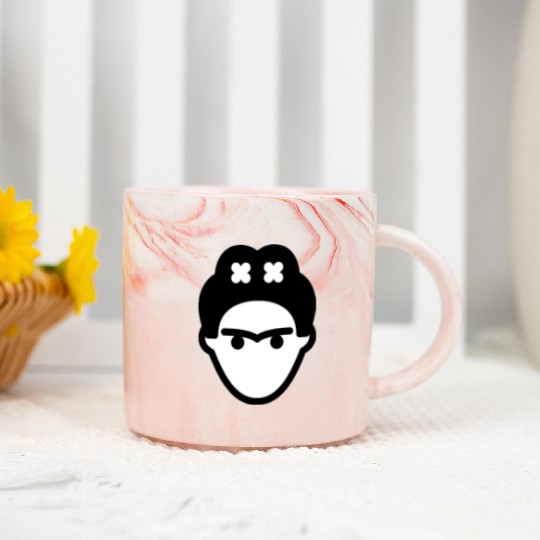 Frida Kahlo Marble Mugs