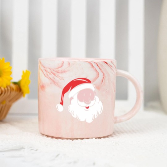 Santa Saint Nicholas Marble Mugs