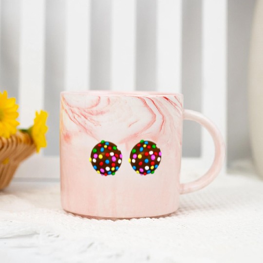 candy crush Marble Mugs