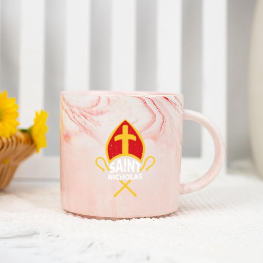 Saint Nicholas Marble Mugs