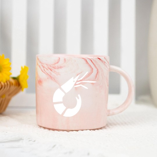 Shrimp Marble Mugs