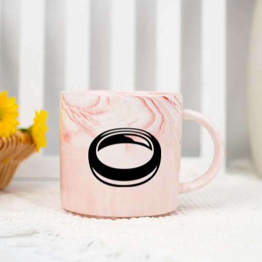 black ring jewelry beautiful expensive gold marry Marble Mugs