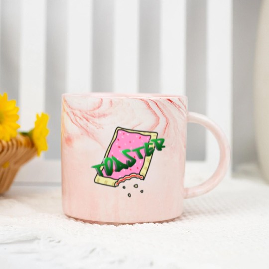 Toaster's Midnight Snack Marble Mugs