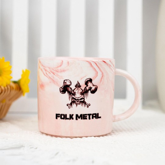 folk metal Marble Mugs