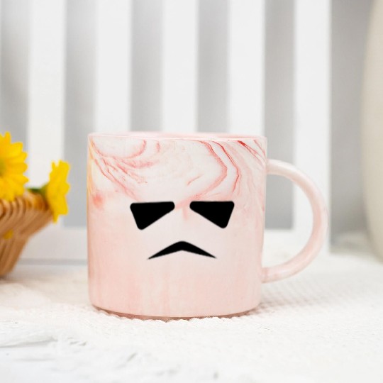 Stormtrooper minimalist Marble Mugs