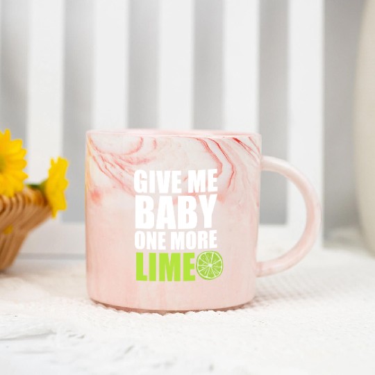 Lime Marble Mugs