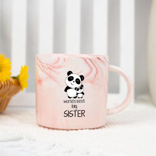 worlds best big sister Marble Mugs