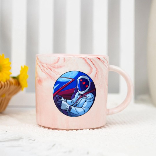 SpaceX Tesla Starman Marble Mugs