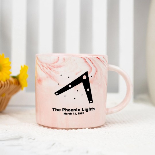 Phoenix Lights Marble Mugs