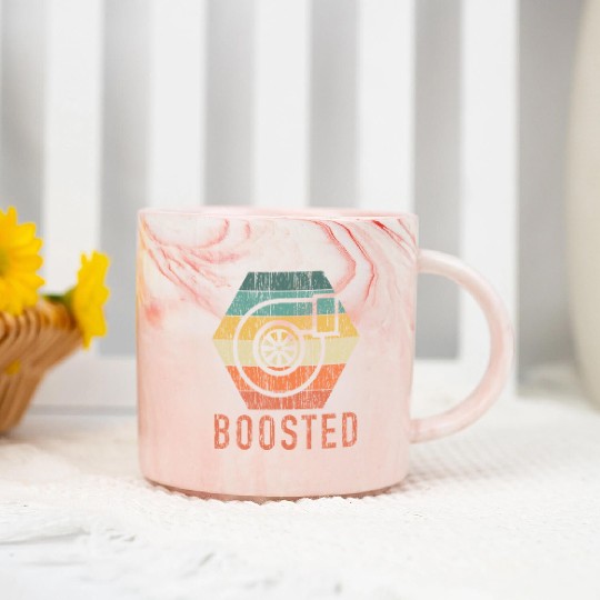 Turbo Car Boosted Marble Mugs