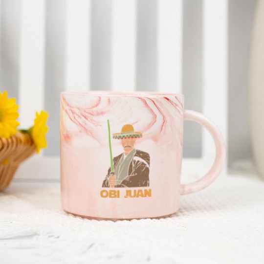 Obi juan funny cinco de mayo mexican movie nerd lo Marble Mugs