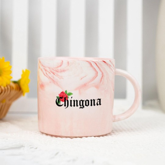 chingona Mexican Quotes Marble Mugs