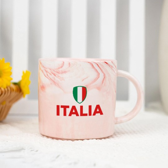 National Flag of Italy Marble Mugs