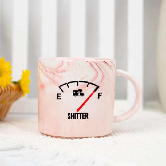 Shitters Full Marble Mugs