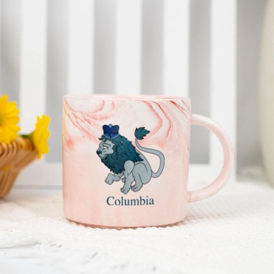 Columbia University Lion Marble Mugs