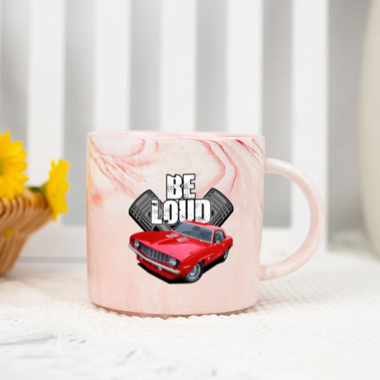 be loud camaro Marble Mugs