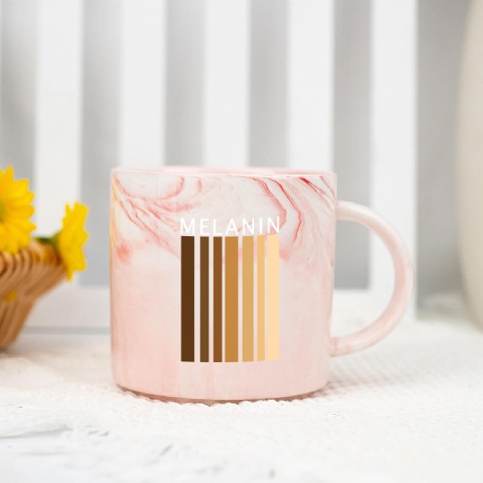 Dope Melanin Shades Black Pride Black Girl Magic Marble Mugs