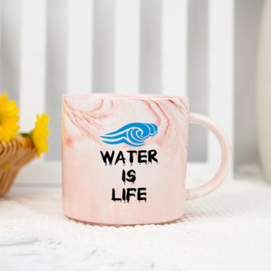 Water is life Marble Mugs