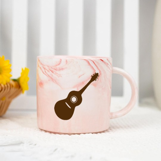 guitar strings electric guitar lessons gift Marble Mugs