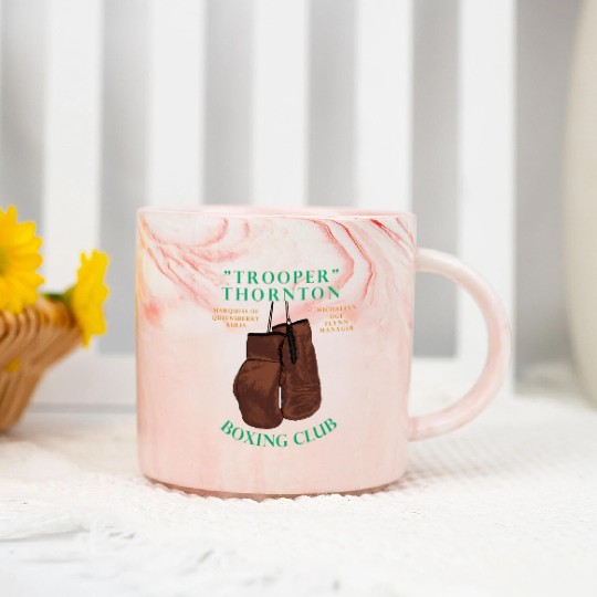 Trooper Thornton Boxing Club Marble Mugs