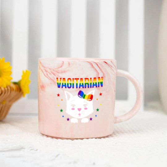 vagitarian venom Marble Mugs