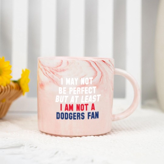 Not A Dodgers Fan Marble Mugs