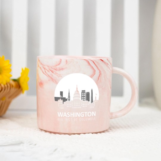 Washington D.C. Marble Mugs