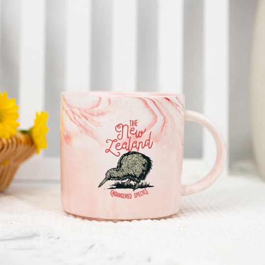 Kiwi New Zealand Marble Mugs