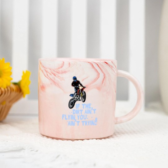 Funny Dirt Bike Out Motocross Gift Cool Dirt Bike Marble Mugs